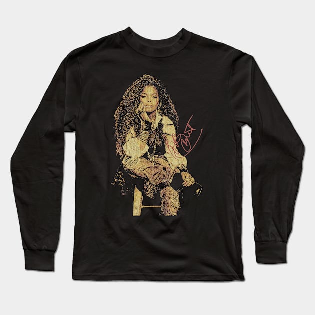 Janet Jackson Control Long Sleeve T-Shirt by GGARM